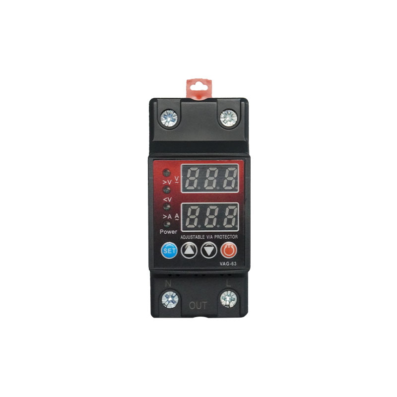 VAG-63 Black Auto Reconnect Adjustable Voltage Current Protector